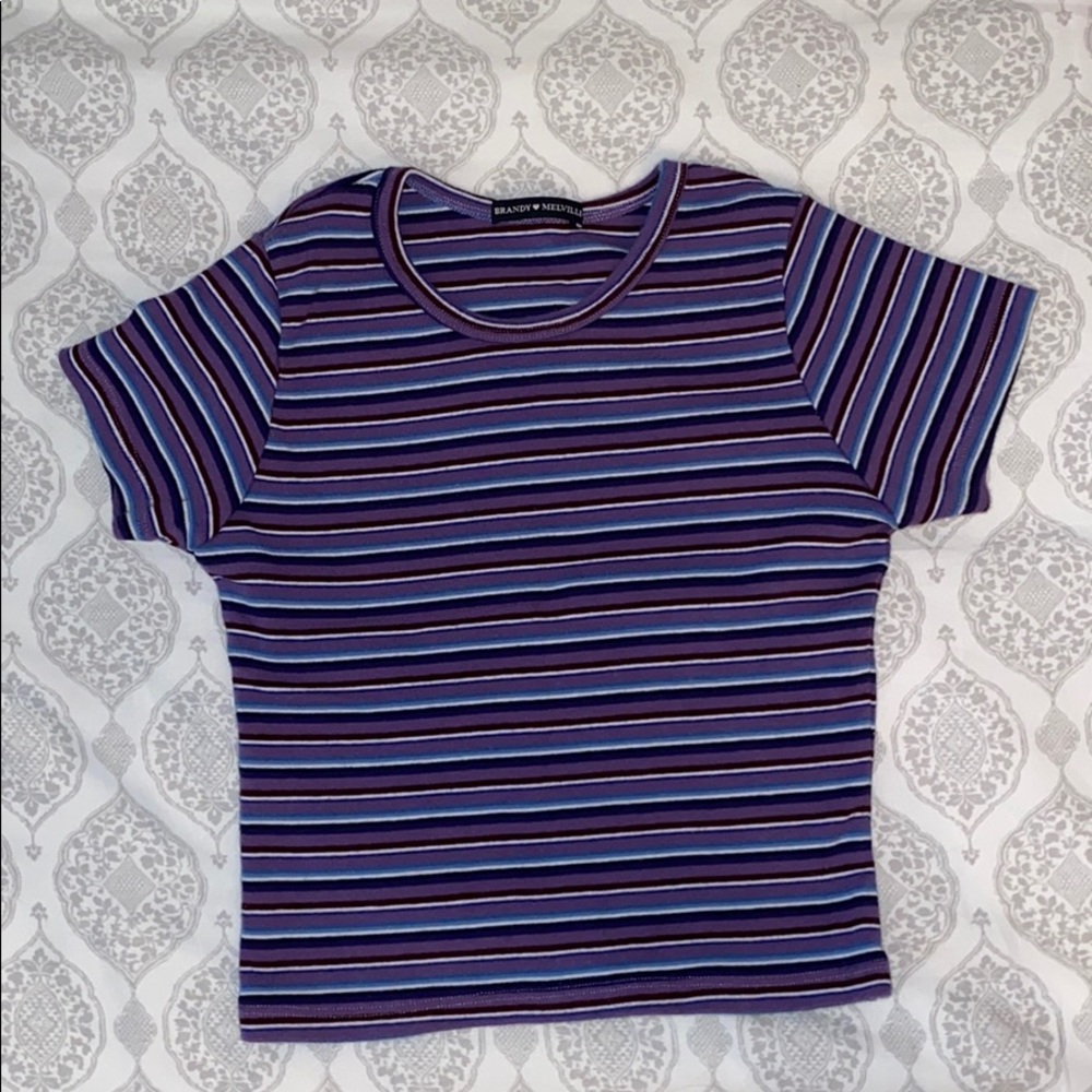 stripped brandy melville shirt